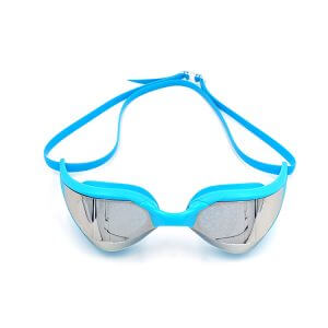 Blue Mirrored Swim Goggles