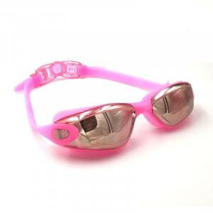women swim goggles pink
